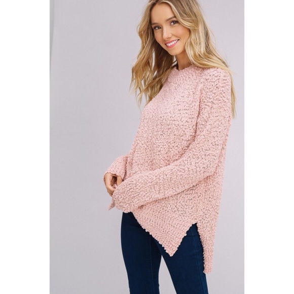 Textured Sweater - Blush - Picture 3 of 5